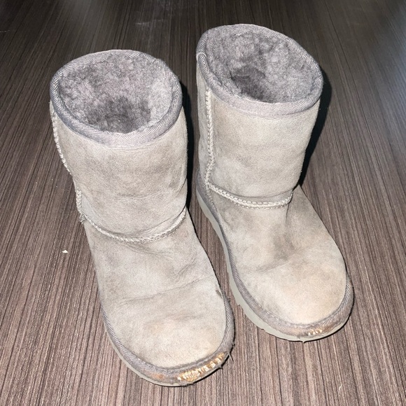 UGG Other - Grey toddler size 11 uggs, front damage, my kid drags his feet 🫣